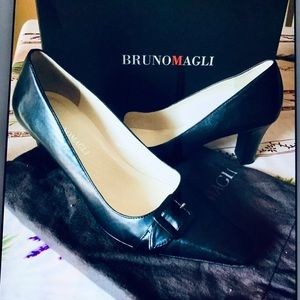 Bruno Magli Women’s Black Leather Shoes
